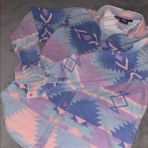 Woolrich Pastel Print Buttoned Shirt